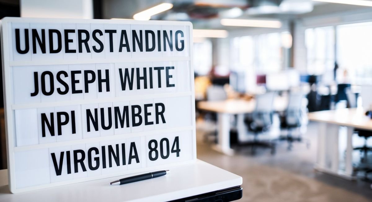 Joseph White NPI Number Virginia 804